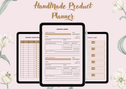 Handmade Product Planner